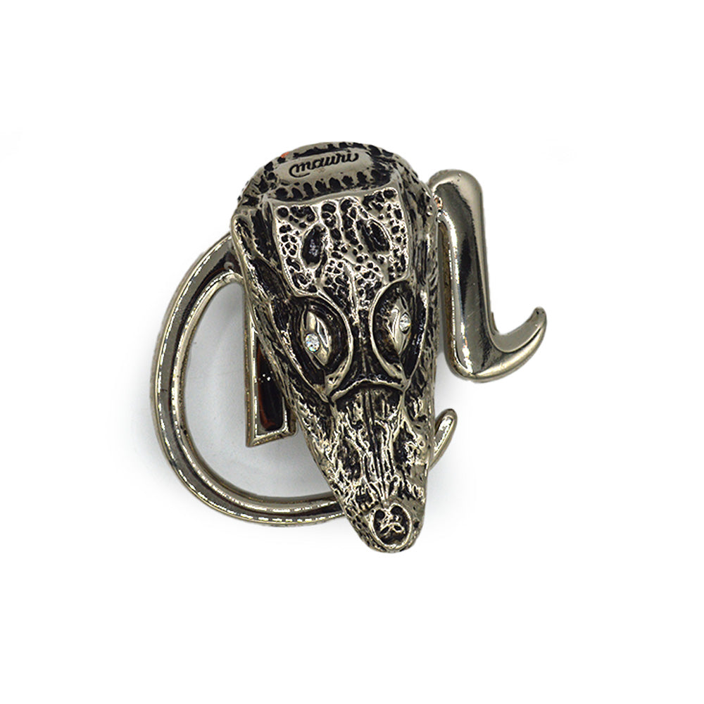 Mauri M Croc Head Buckle Clip