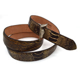 Mauri Ostrich Multi Tone Leg Belt