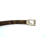 Mauri Ostrich Multi Tone Leg Belt