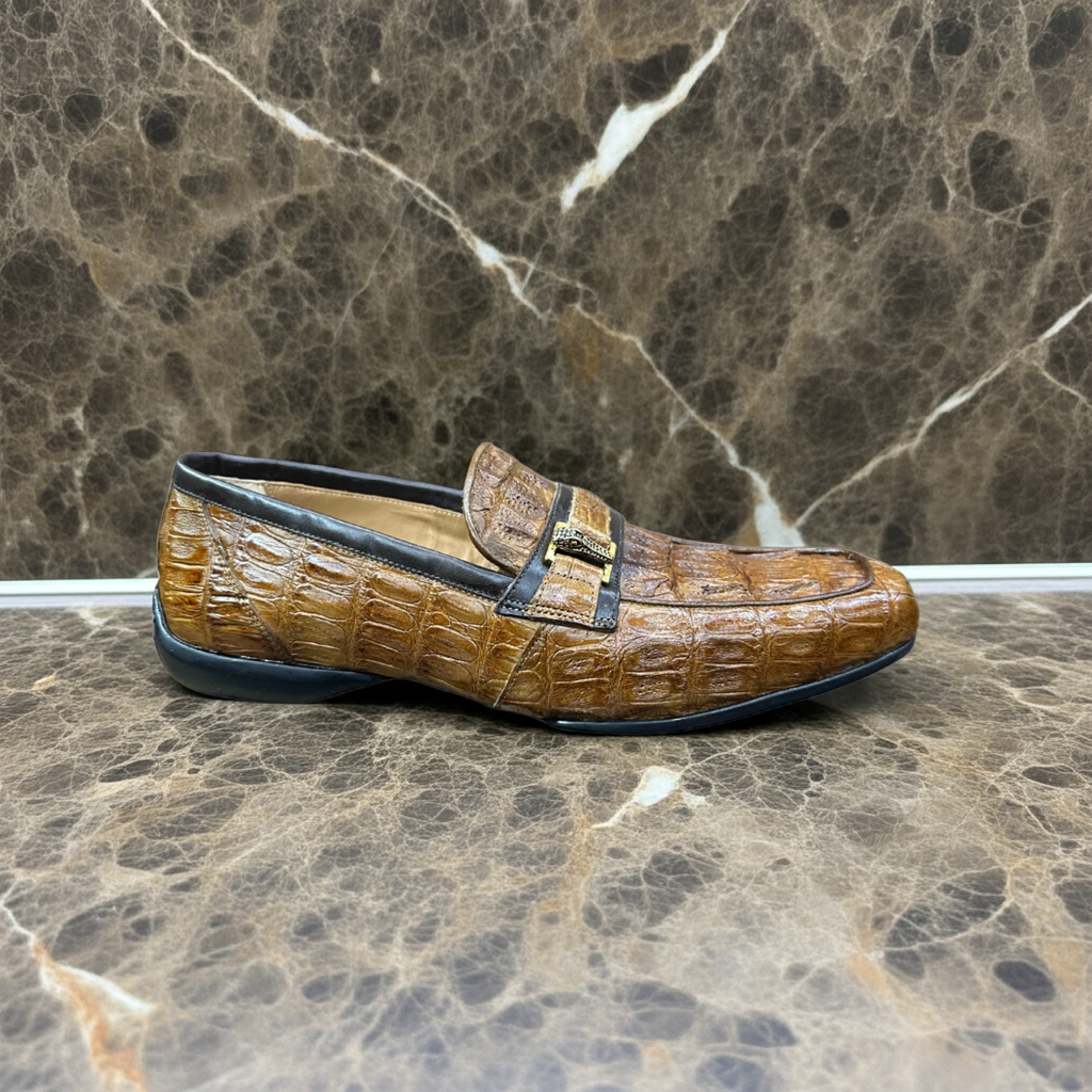 Mauri 9200 Hornback Crocodile Loafer - Cellini Uomo 