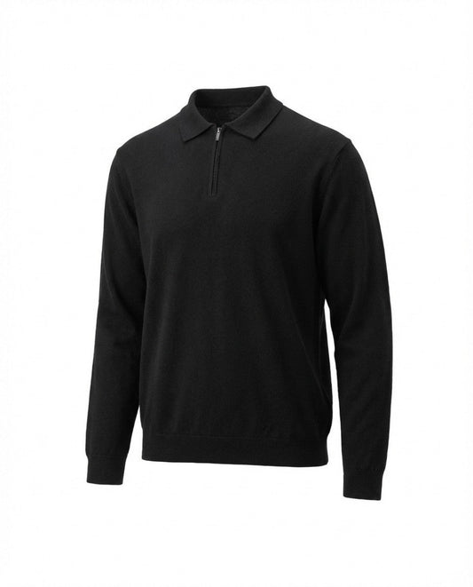 Torras Polo Zip Style Grey, Black and Blue - N233182 - Cellini Uomo 