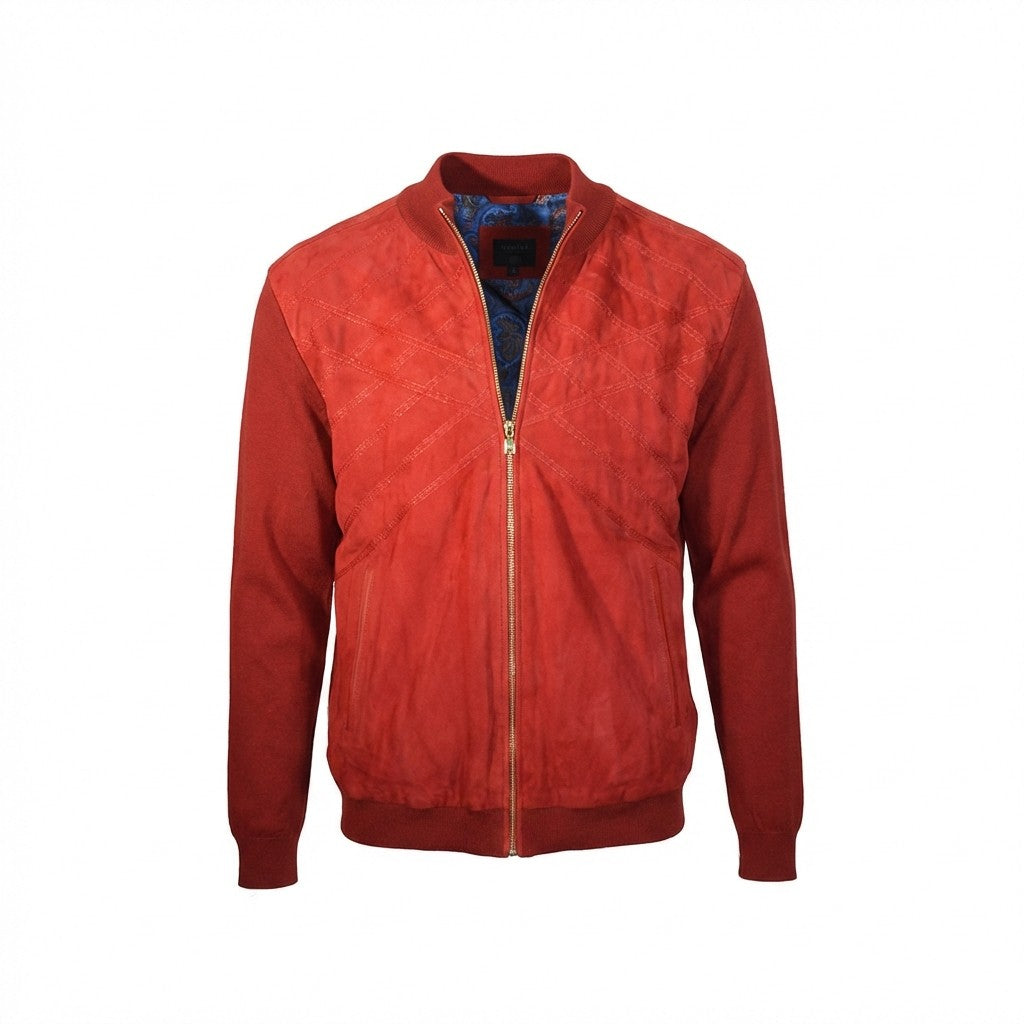Torras Suede Front Light Sweater Jacket N47209 - Cellini Uomo 