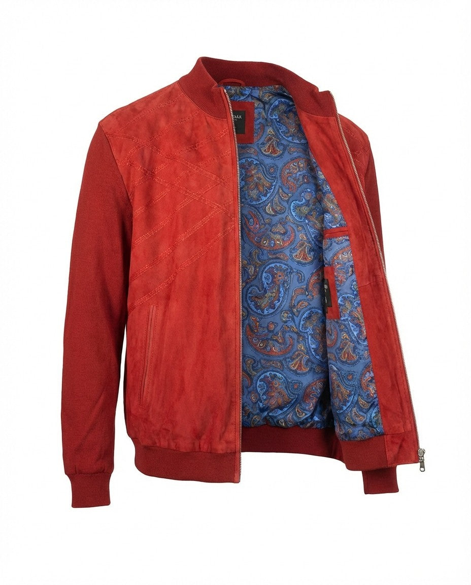 Torras Suede Front Light Sweater Jacket N47209 - Cellini Uomo 