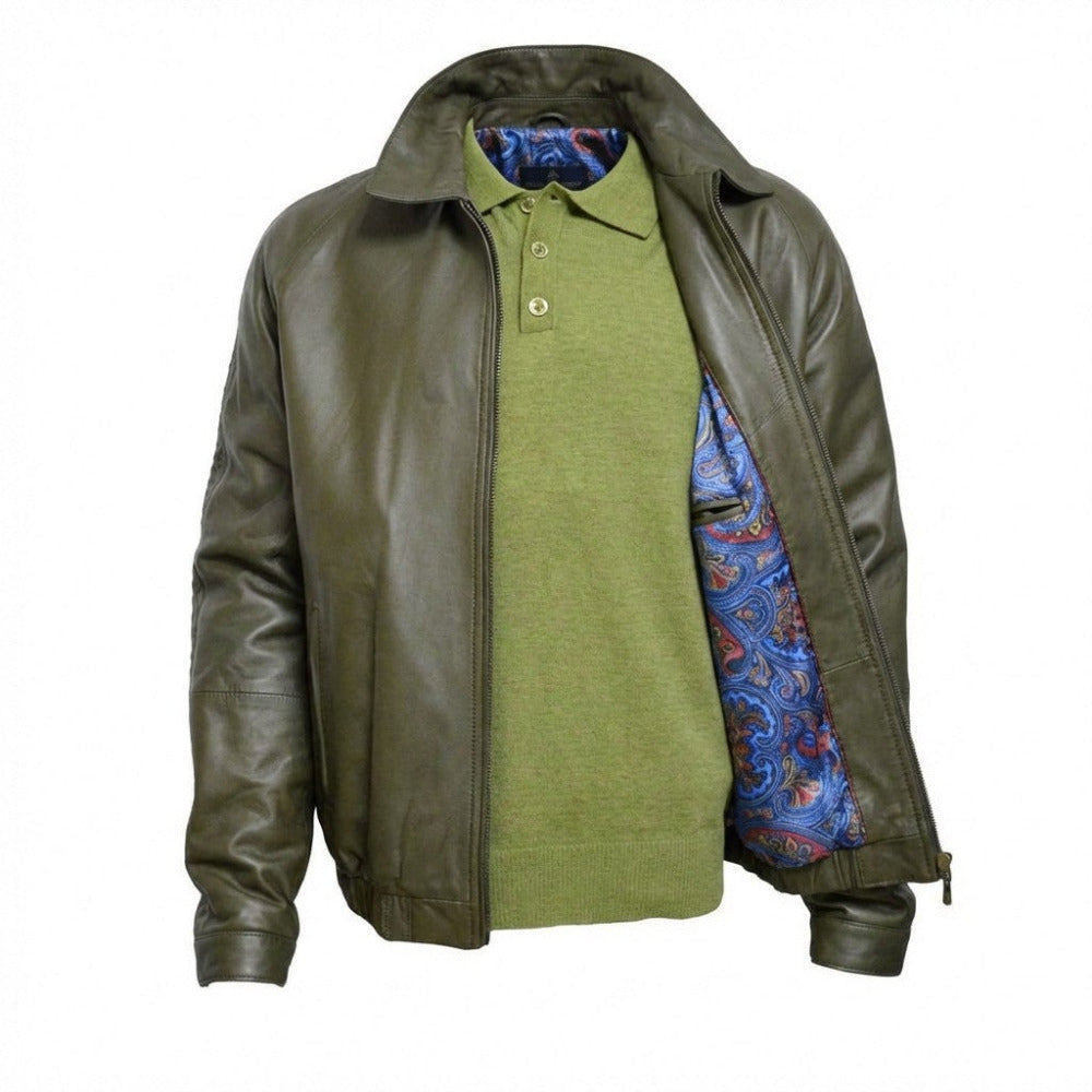 Torras Leather Light Jacket N87318 - Cellini Uomo 