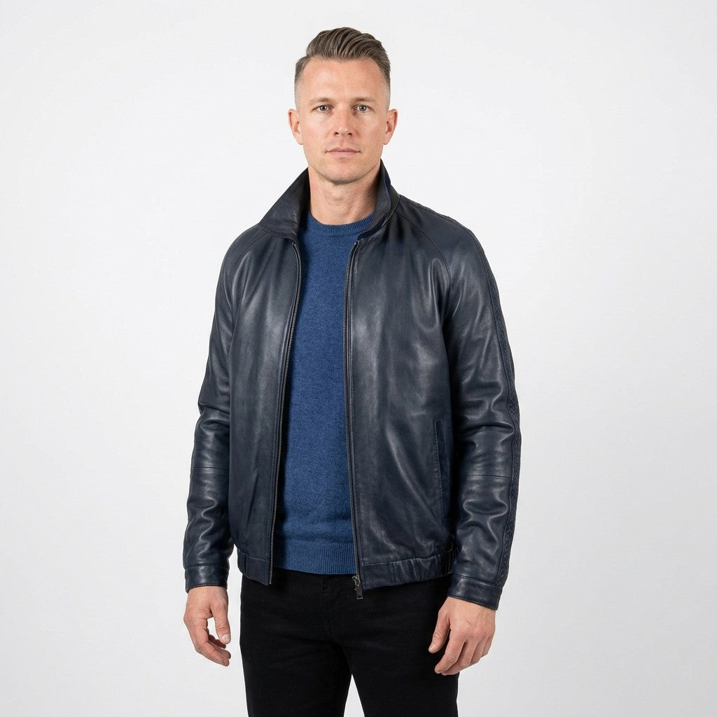 Torras Leather Light Jacket N87318 | Cellini Uomo