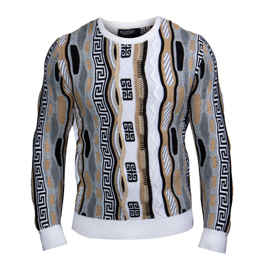 Prestige Modern Geometric 399 Sweater - Cellini Uomo 