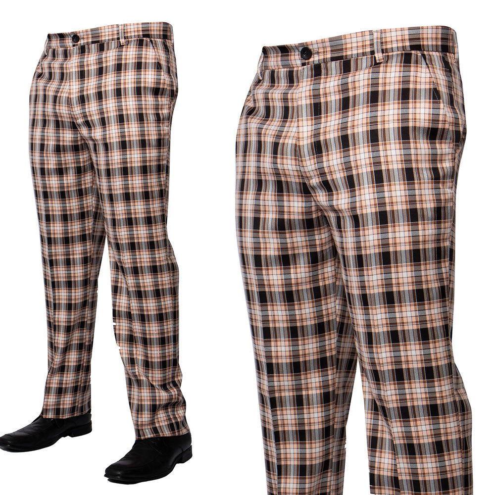 Prestige Plaid Pants 405 - Cellini Uomo 