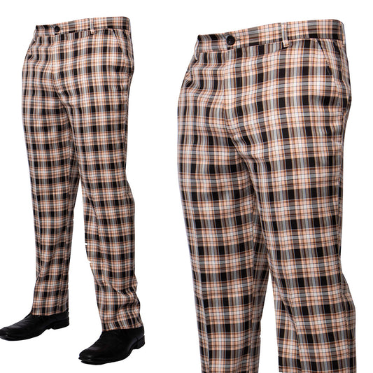 Prestige Plaid Pants 405 - Cellini Uomo 