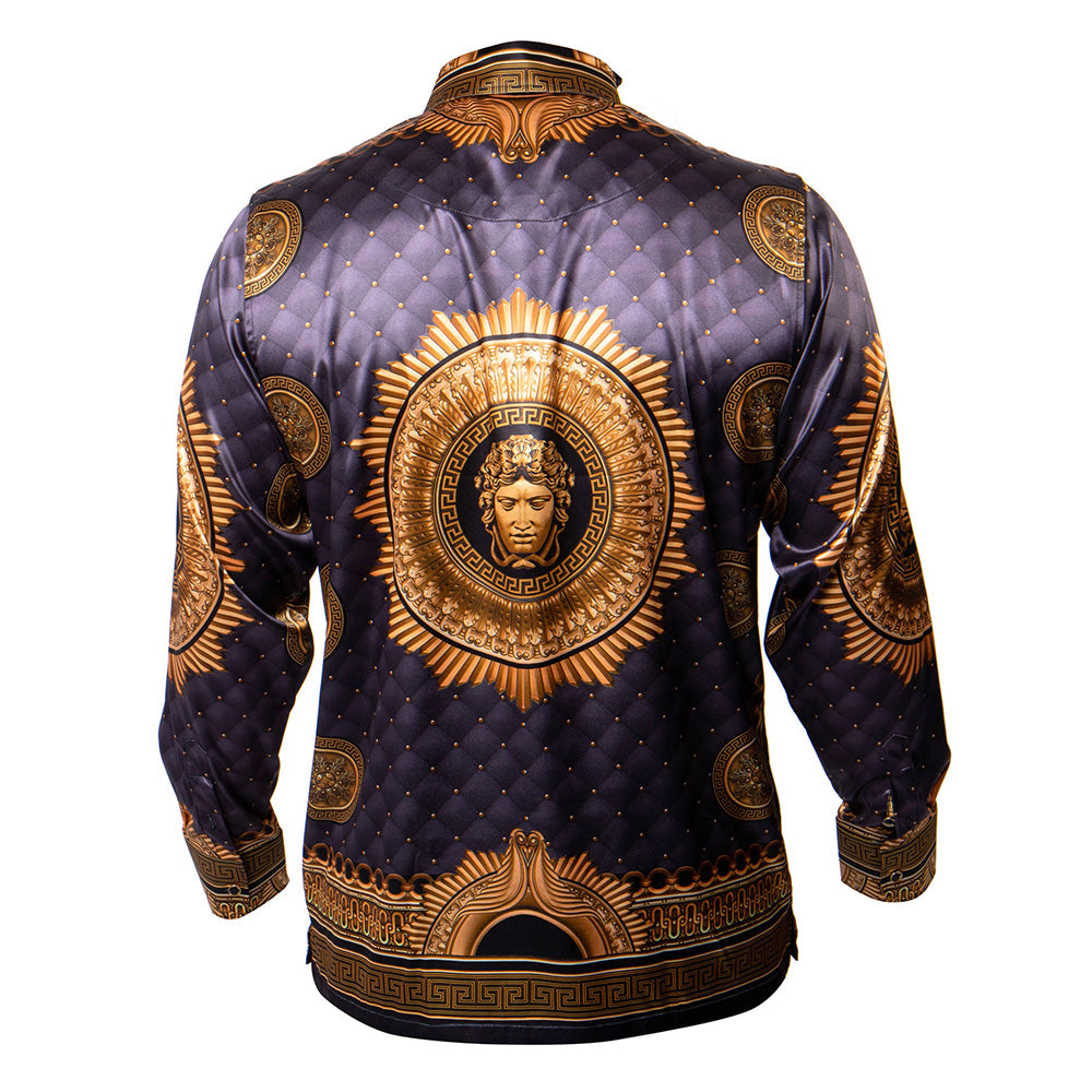 Prestige Silk Feel Button Up Shirt PR 201