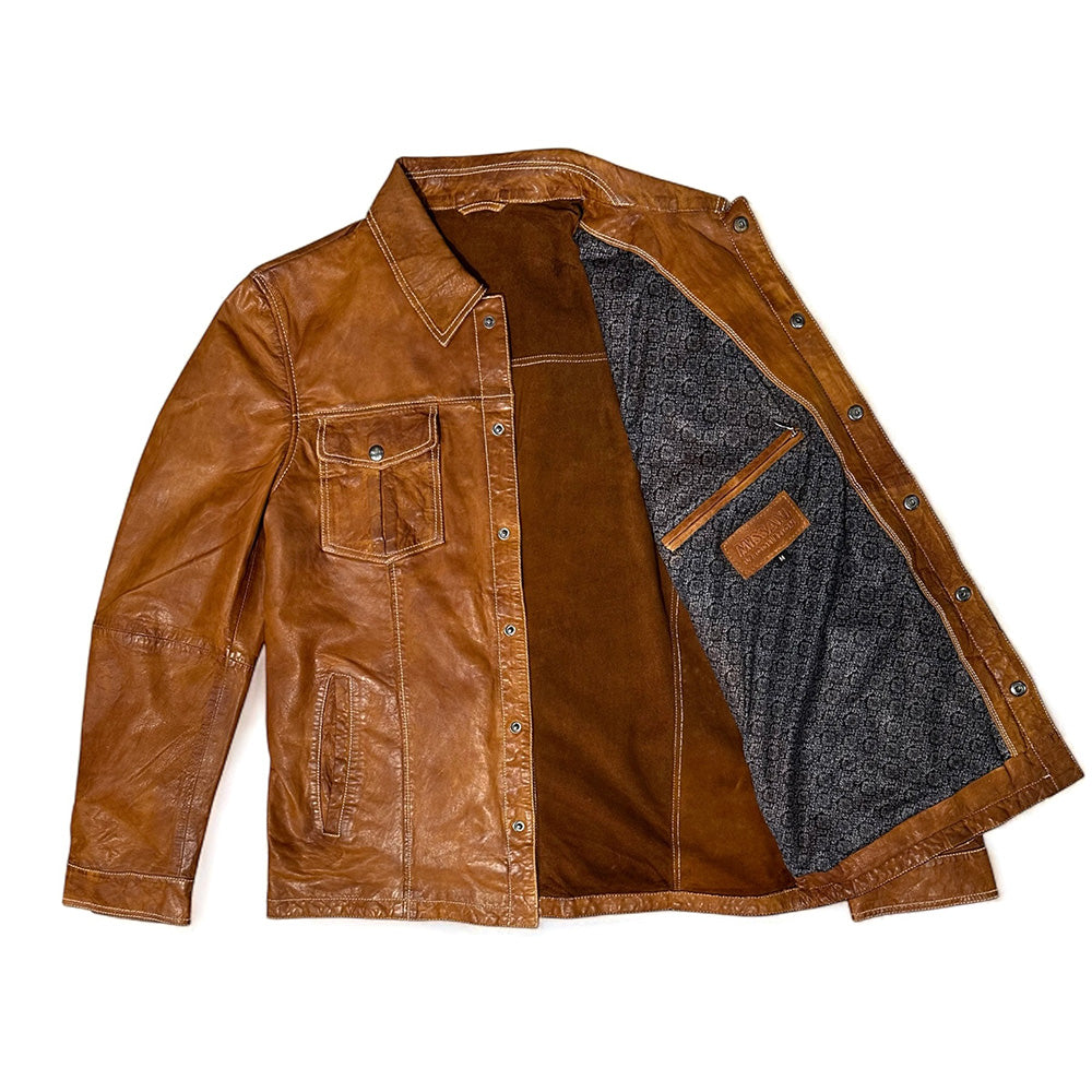 MISSANI LE COLLEZIONI New Leather Shirt Jackets 396428 | Cellini Uomo
