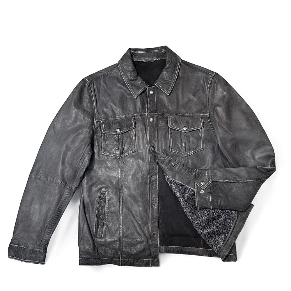 MISSANI LE COLLEZIONI New Leather Shirt Jackets 396428 | Cellini Uomo