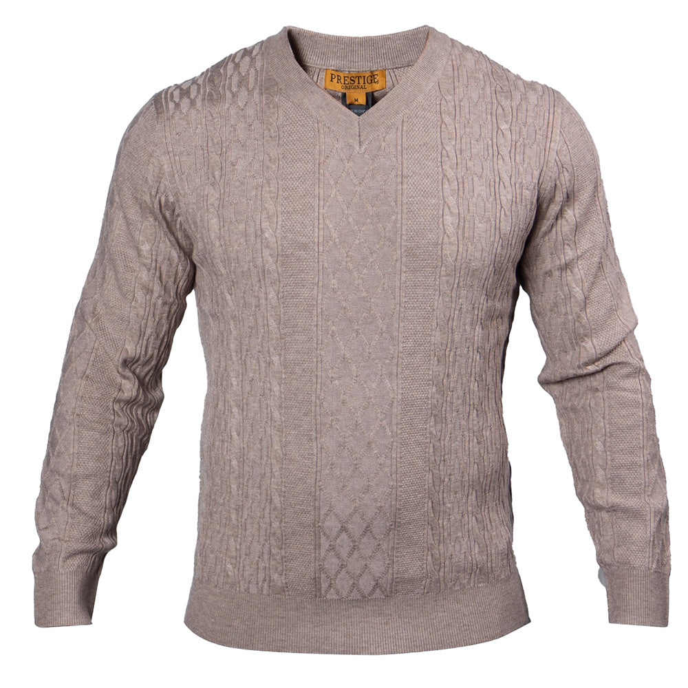 Prestige Long Sleeve Sweater V-Neck 563