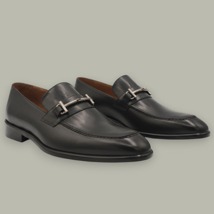 Bruno Magli Sante Double Gore Classic Leather Loafer