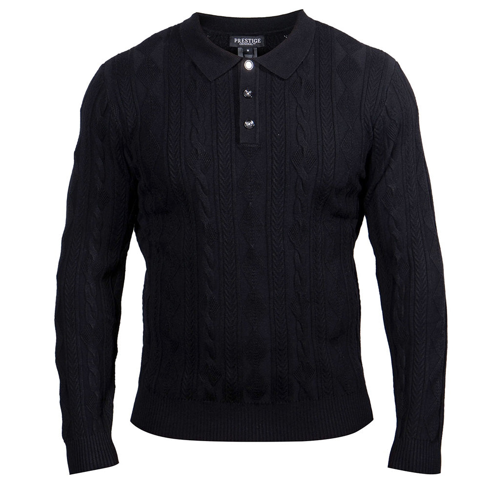 Prestige SW 210 Long Sleeve Polo Sweater