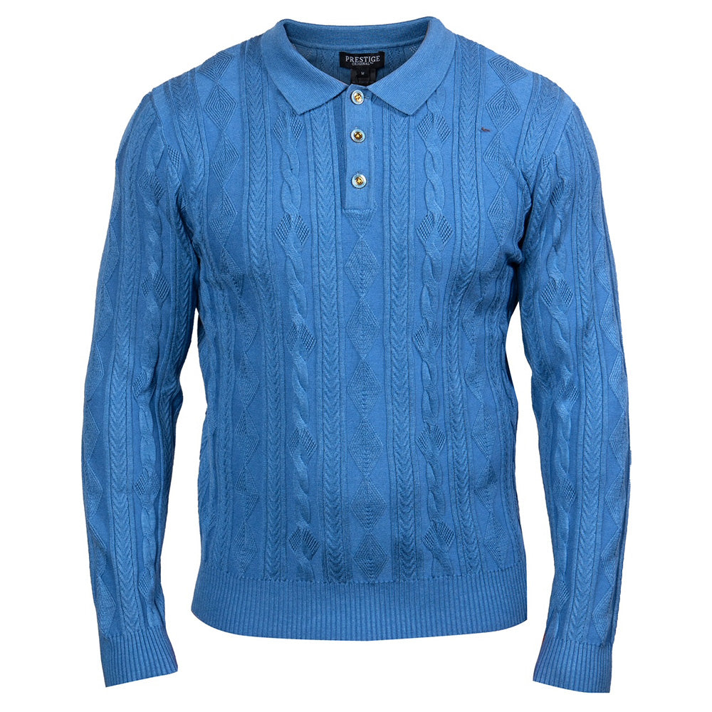 Prestige SW 210 Long Sleeve Polo Sweater