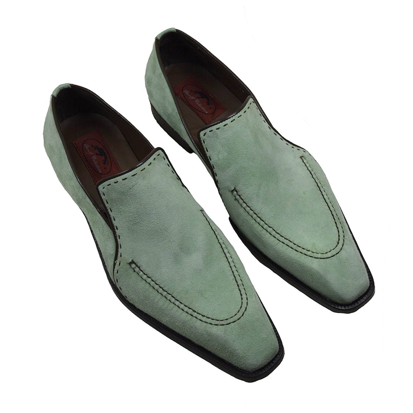 Sheriff Collection x Mauri 4974 Yellow & Mint Green Loafer