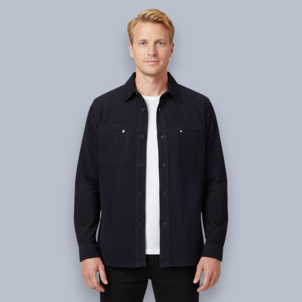 Missani Lamb Suede Shirt Jackets 342518 | Cellini Uomo