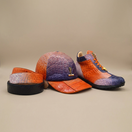 Mauri 8510 FC Multi Color Apricot Fade Hi-Top Sneaker - Cellini Uomo 