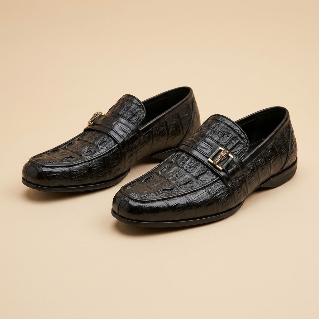 Mauri 9200 Hornback Crocodile Loafer