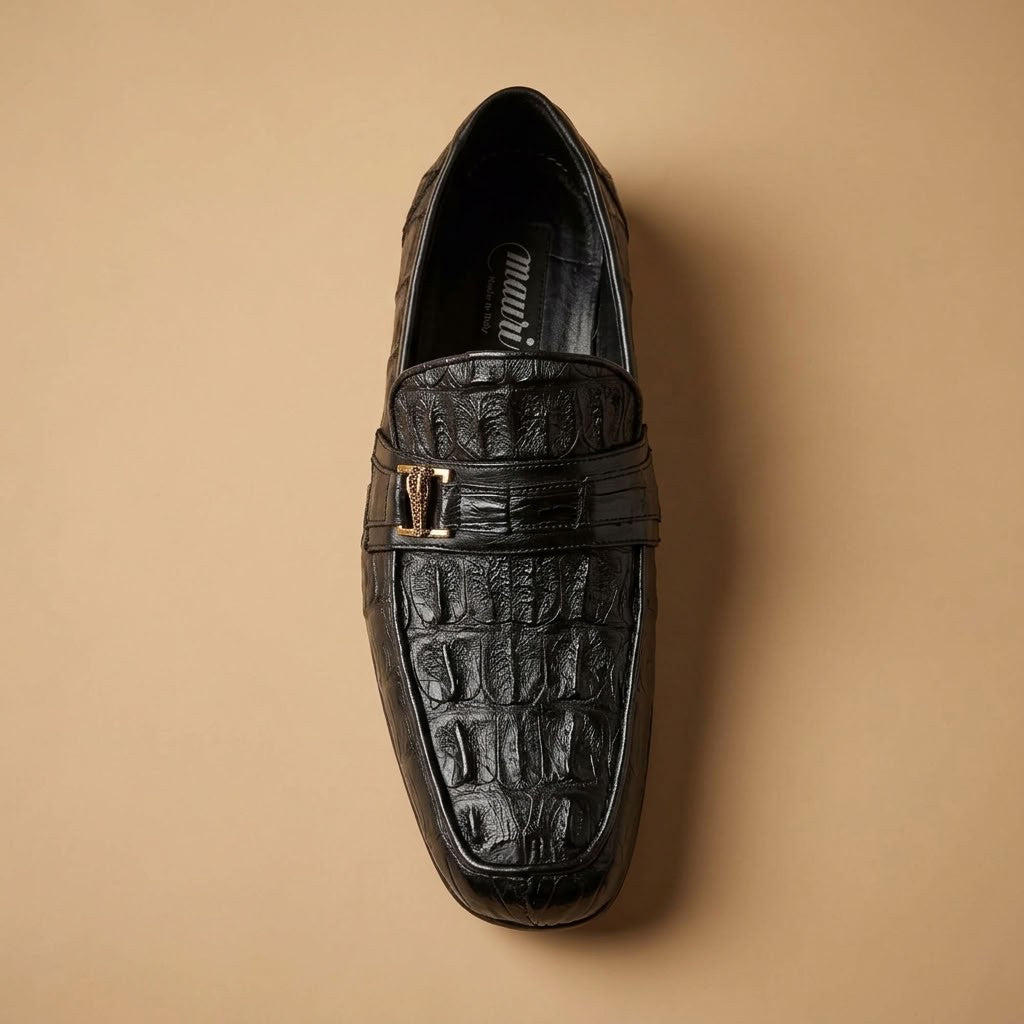 Mauri 9200 Hornback Crocodile Loafer