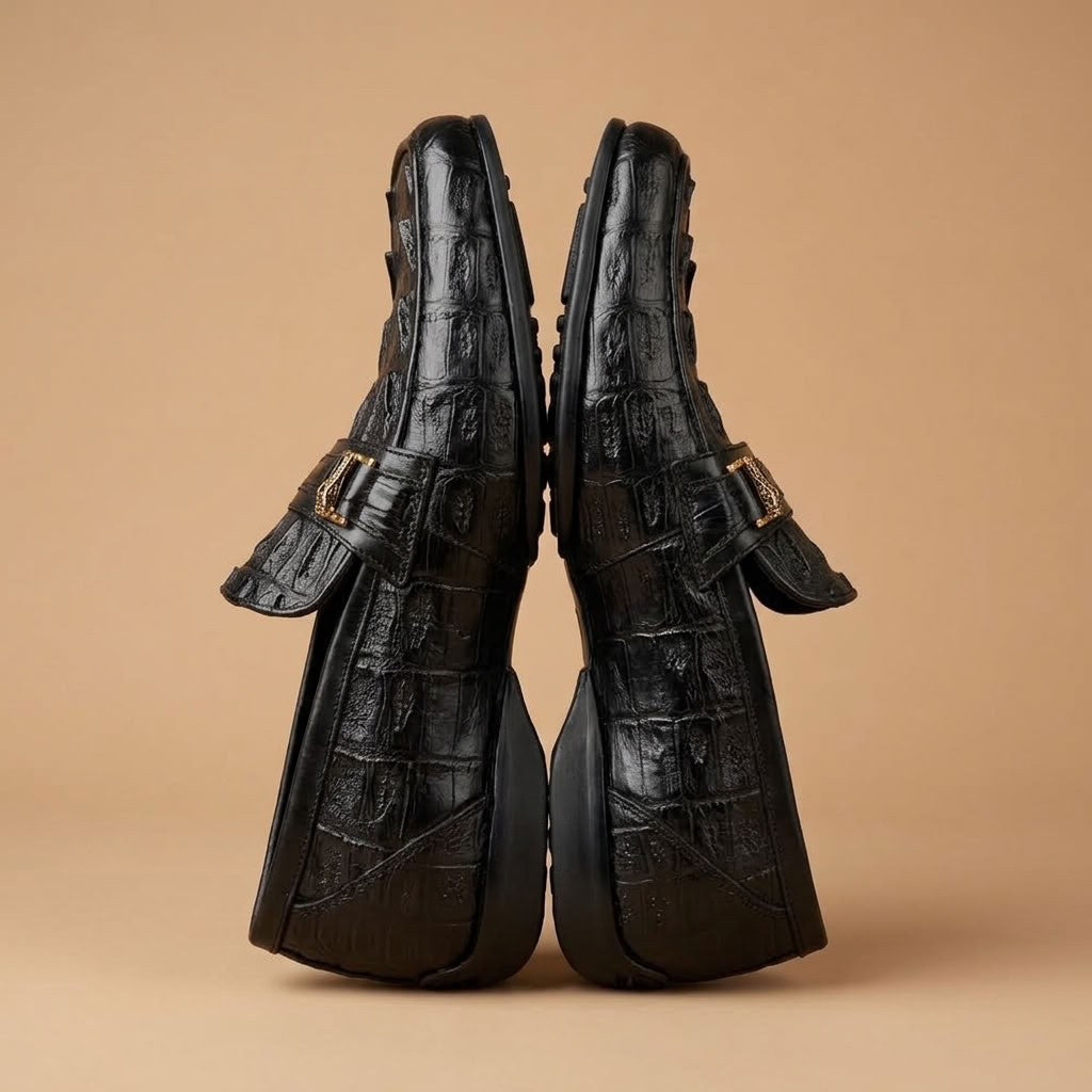 Mauri 9200 Hornback Crocodile Loafer