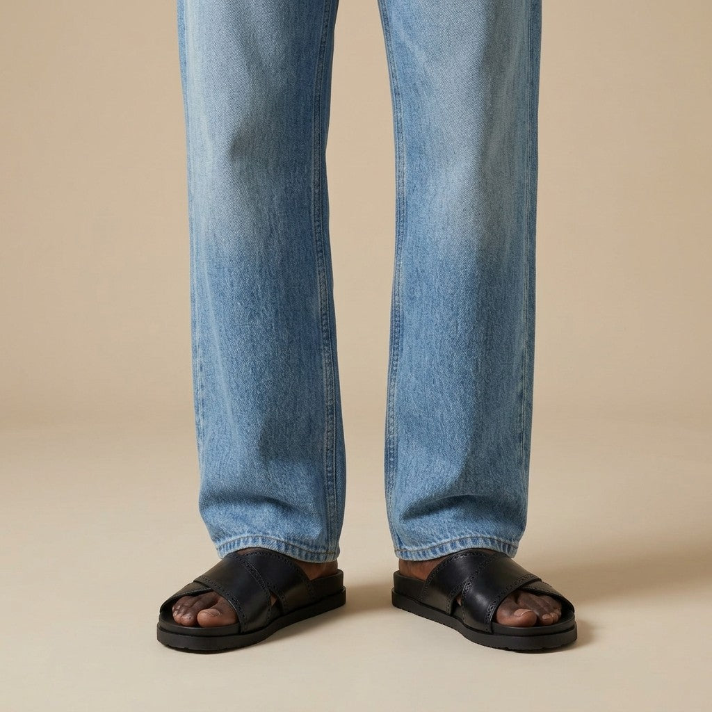 Bruno Magli Federico Leather Sandal