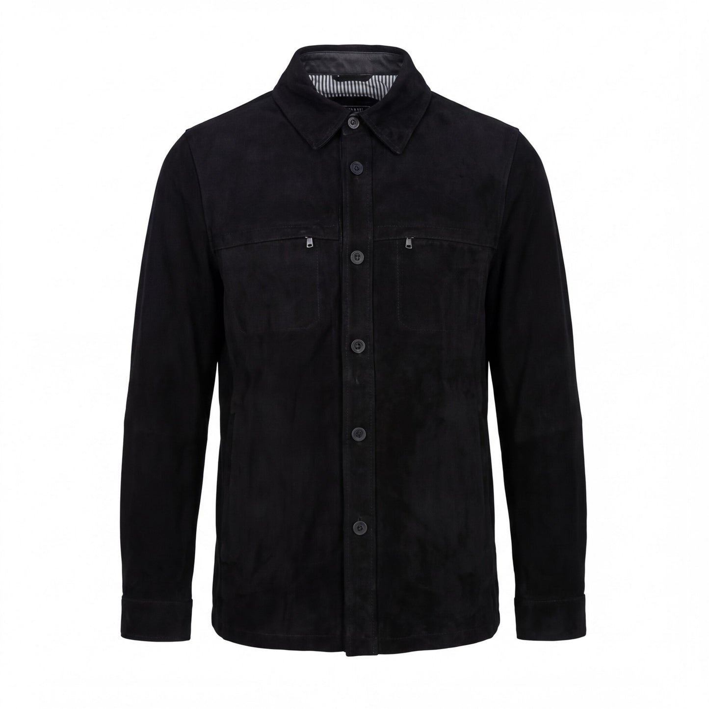 Missani Lamb Suede Shirt Jackets 342518 - Cellini Uomo 