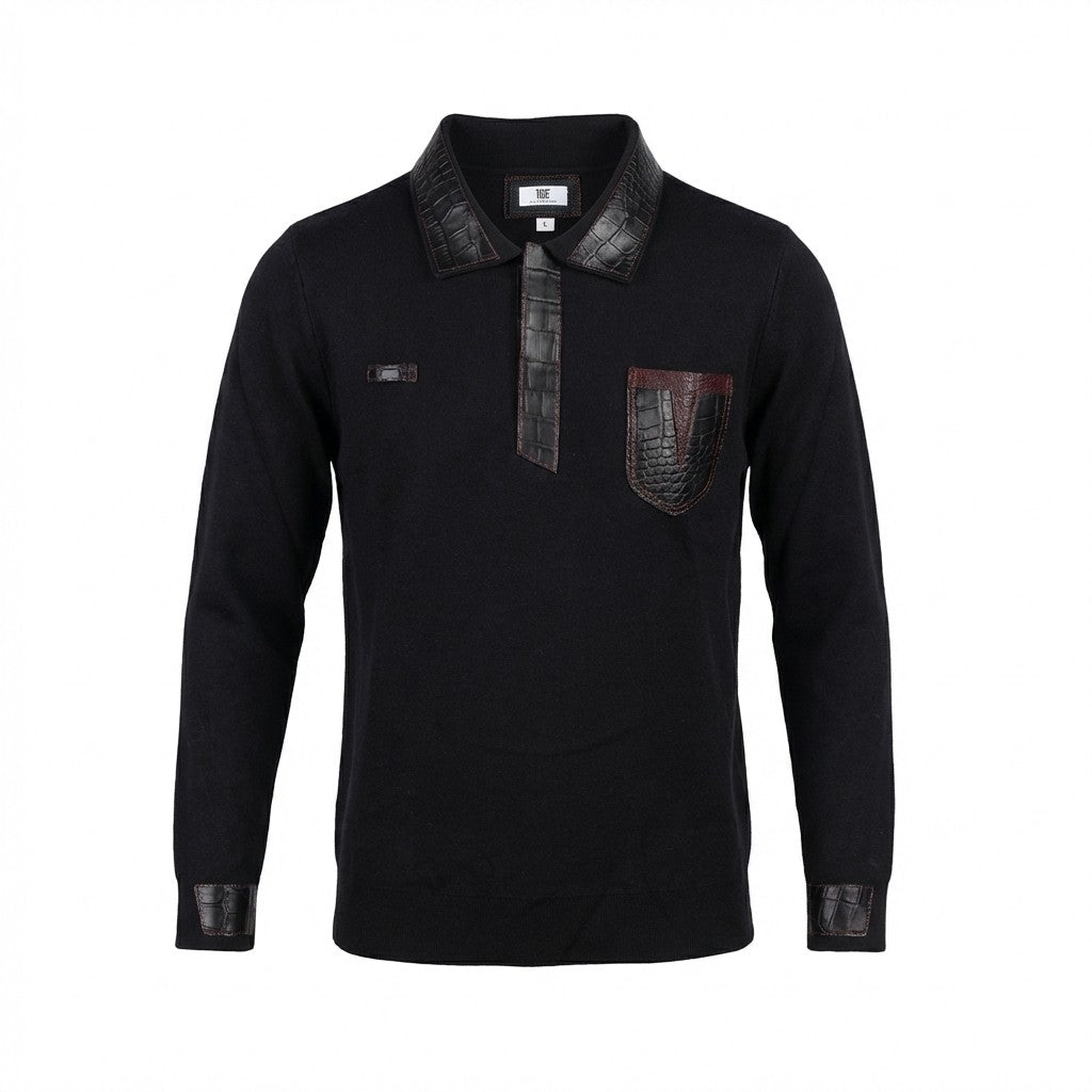 Polo Skinz Alligator Long Sleeve Wool - Cellini Uomo 