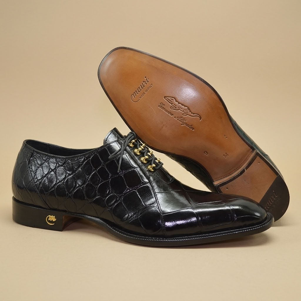 Mauri 4948 Alligator Lace Up