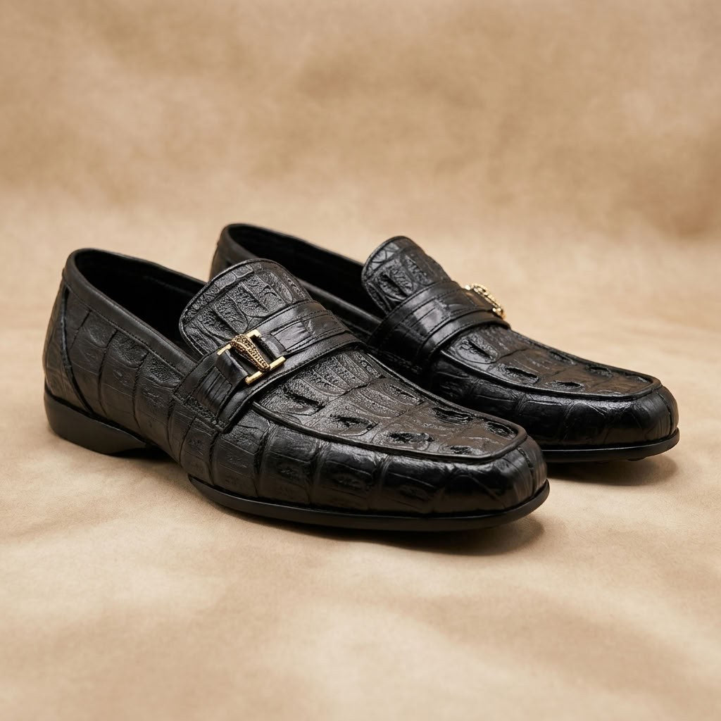 Mauri 9200 Hornback Crocodile Loafer