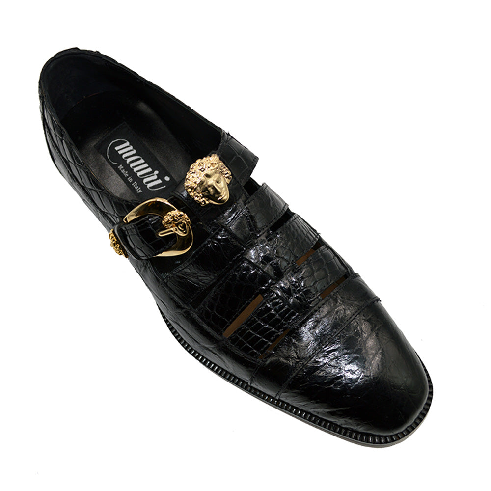 Versace on sale alligator shoes