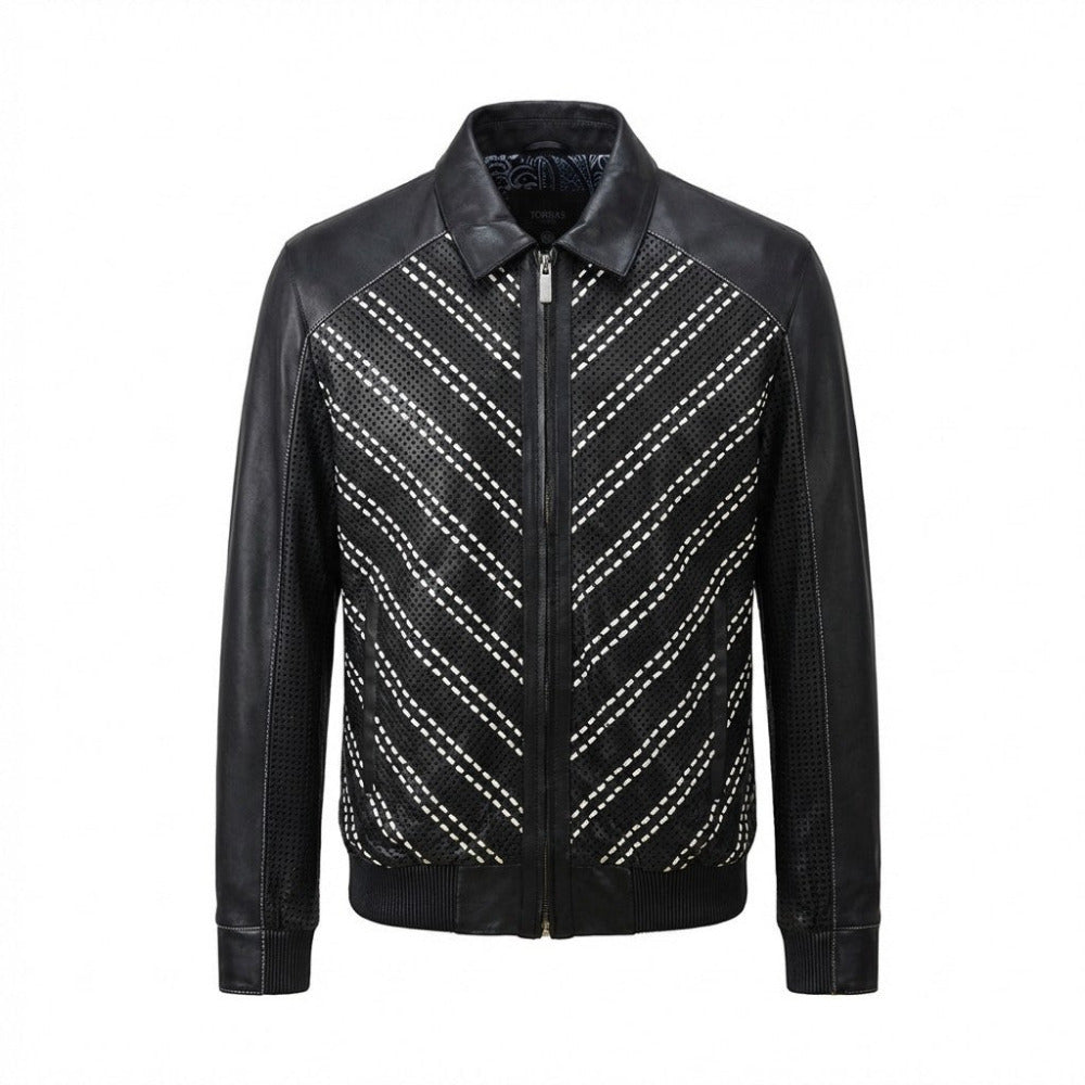 Torras N82E405A Leather Black and White - Cellini Uomo 