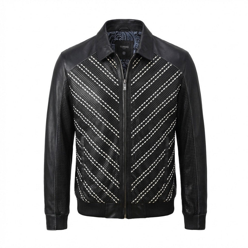 Torras N82E405A Leather Black and White - Cellini Uomo 