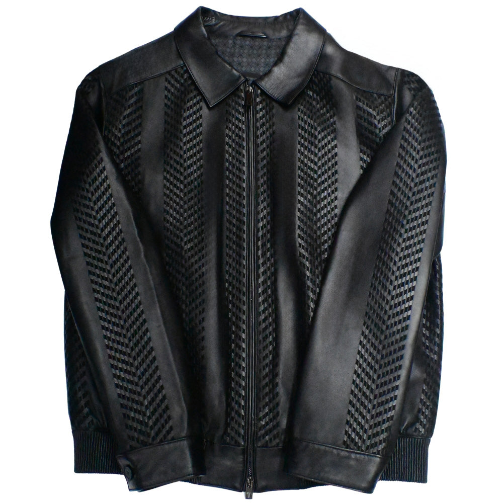 Torras 100% High-quality Lambskin Leather Jacket N82H527 - Cellini Uomo 