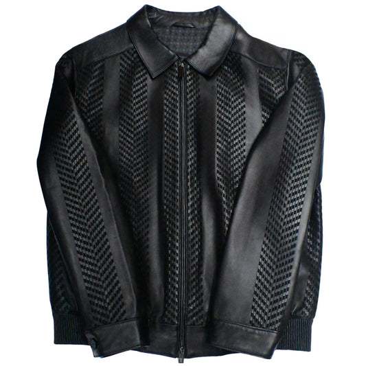 Torras 100% High-quality Lambskin Leather Jacket N82H527 - Cellini Uomo 