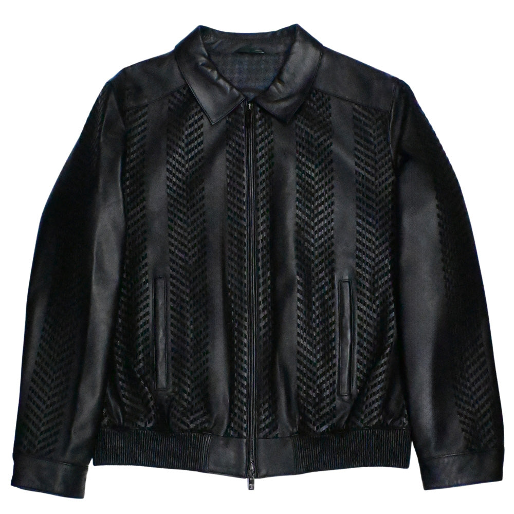 Torras 100% High-quality Lambskin Leather Jacket N82H527 - Cellini Uomo 