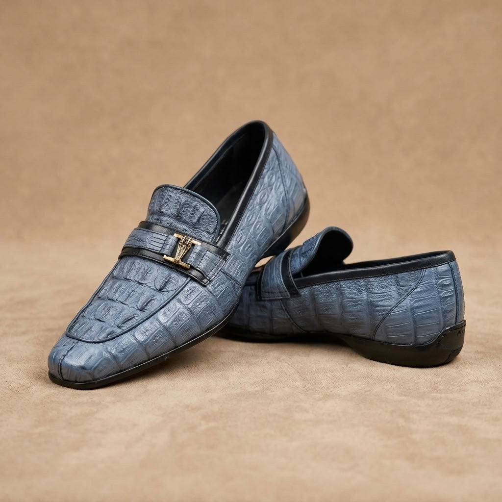 Mauri 9200 Hornback Crocodile Loafer