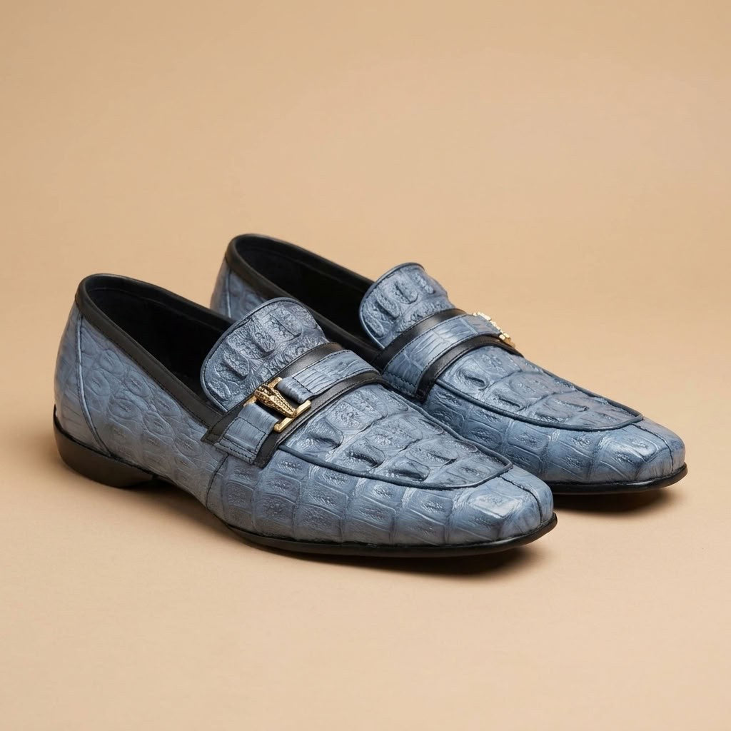 Mauri 9200 Hornback Crocodile Loafer
