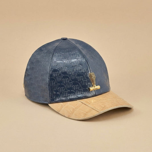Mauri Champagne & Patent Leather & Crocodile Hat