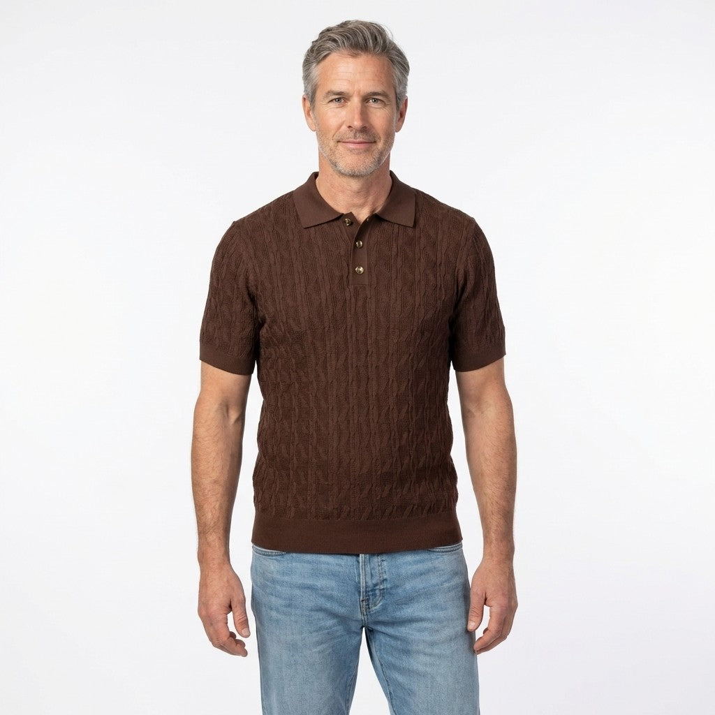 Prestige Knit Design Multi-Color Polo CMK 6001