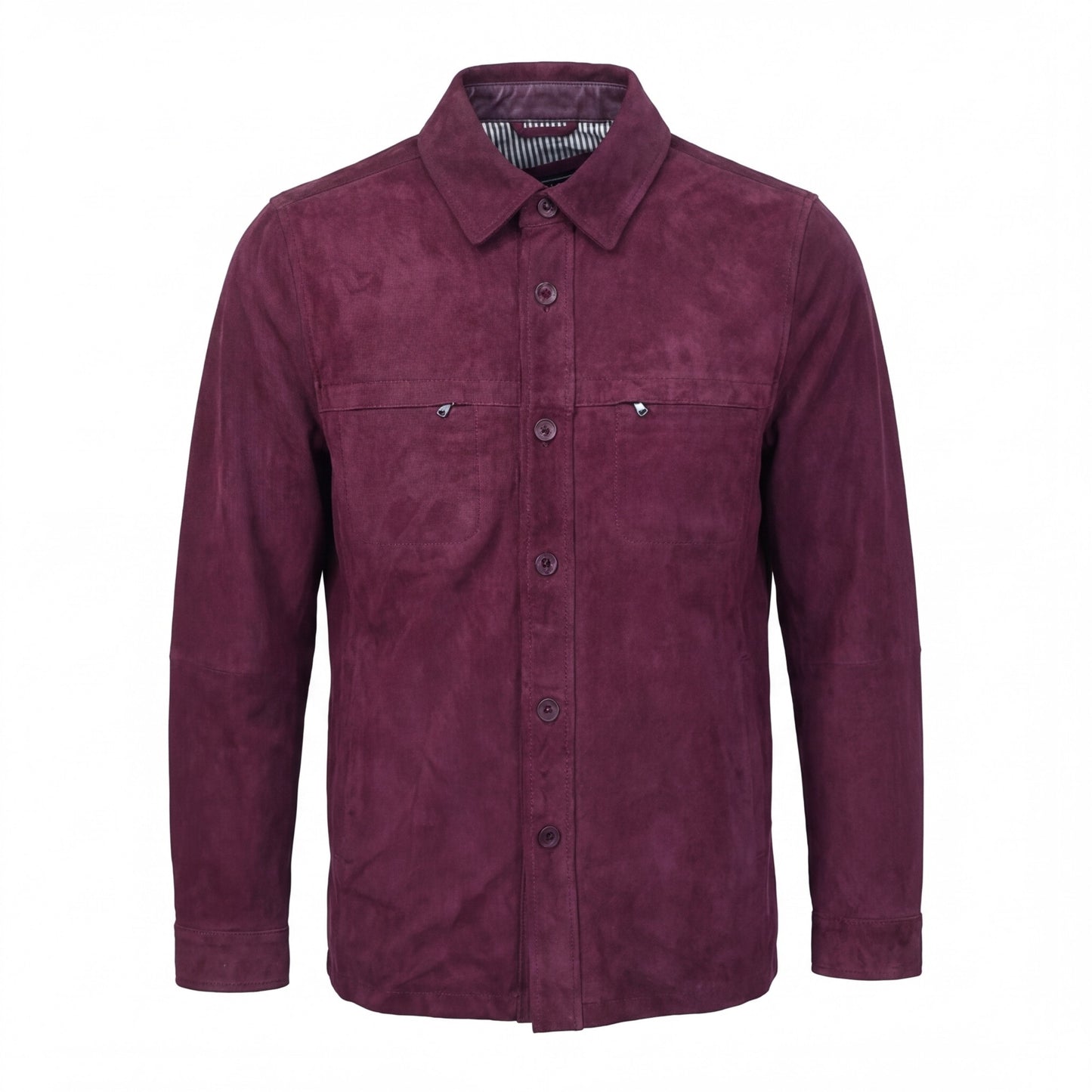 Missani Lamb Suede Shirt Jackets 342518 - Cellini Uomo 