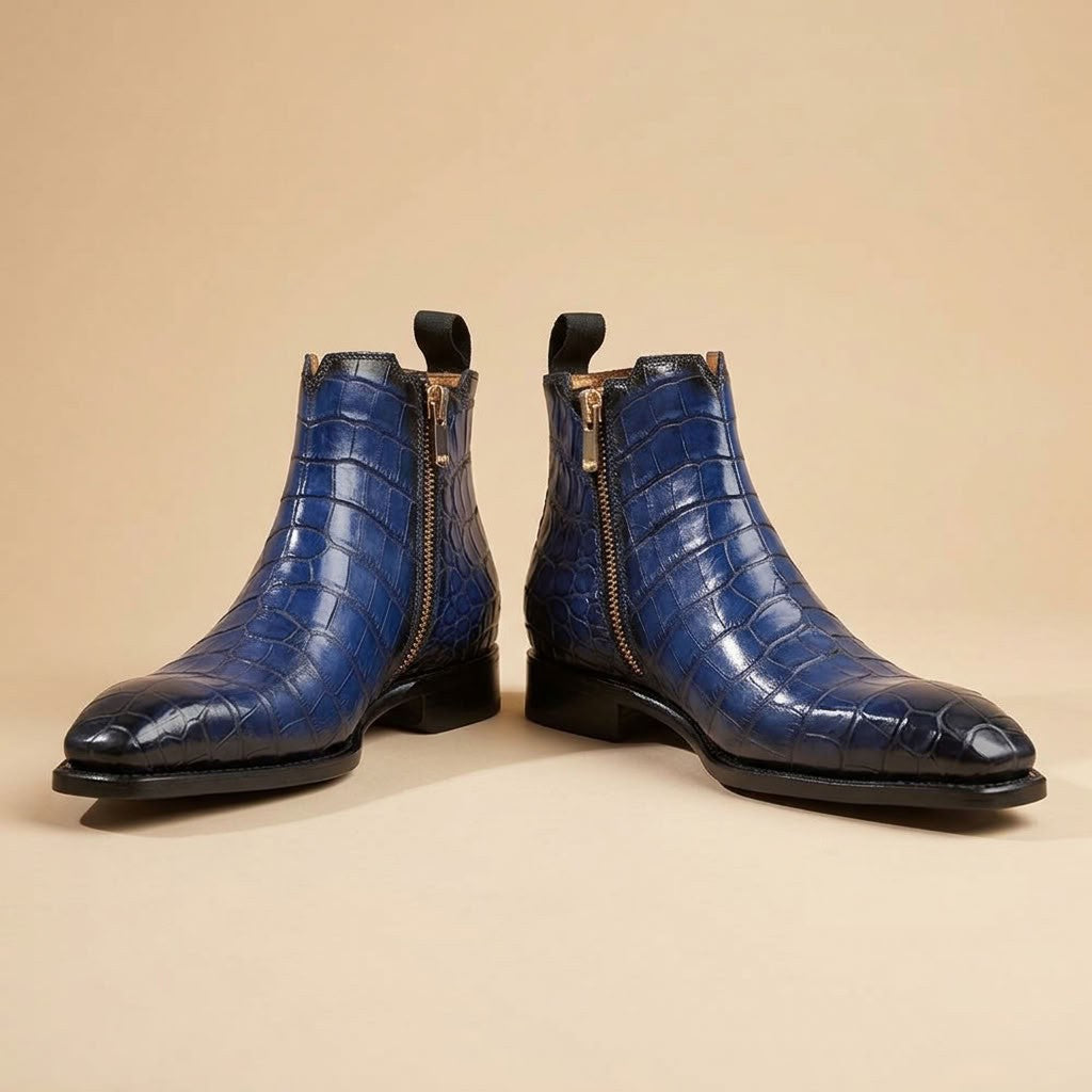 Sheriff Collection Royal Blue Alligator Boot 2375-2009