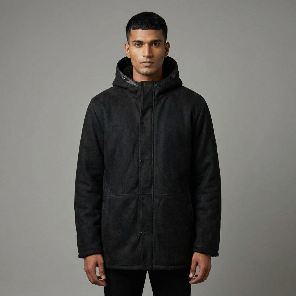 Torras Suede Shearling Coat L97507 - Cellini Uomo 