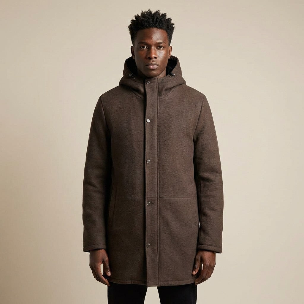 Torras Suede Shearling Coat L97507 - Cellini Uomo 