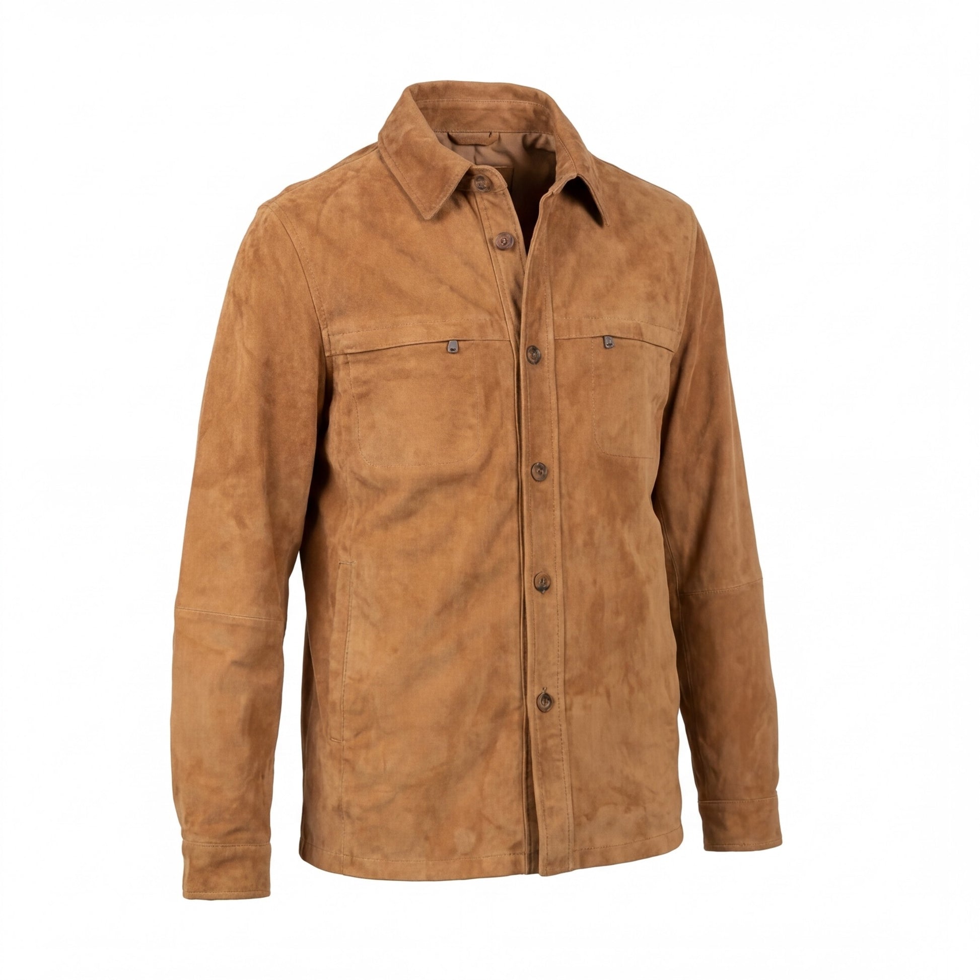 Missani Lamb Suede Shirt Jackets 342518 - Cellini Uomo 