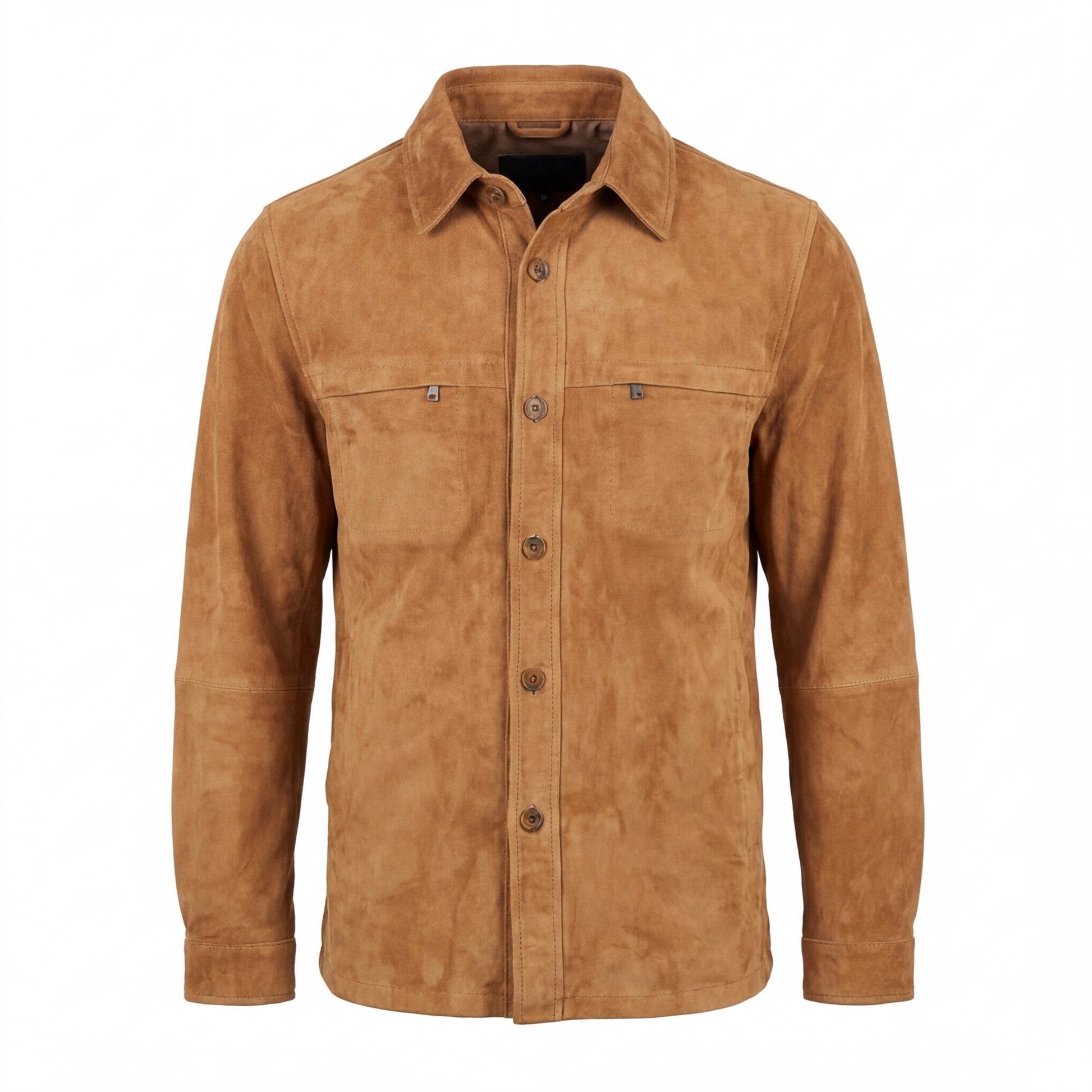 Missani Lamb Suede Shirt Jackets 342518 - Cellini Uomo 