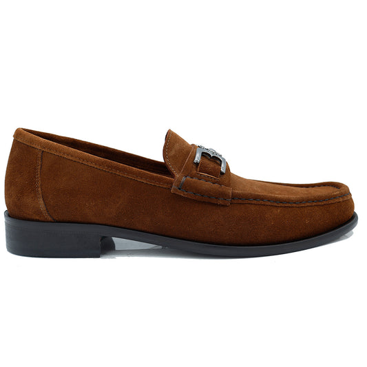 Bruno Magli Trieste Classic Suede and Leather Lined Moccasin Loafer