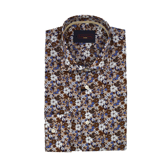 Torras Floral Print Cotton Shirt