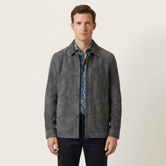Missani Reversible Distressed Leather Jacket - Cellini Uomo 
