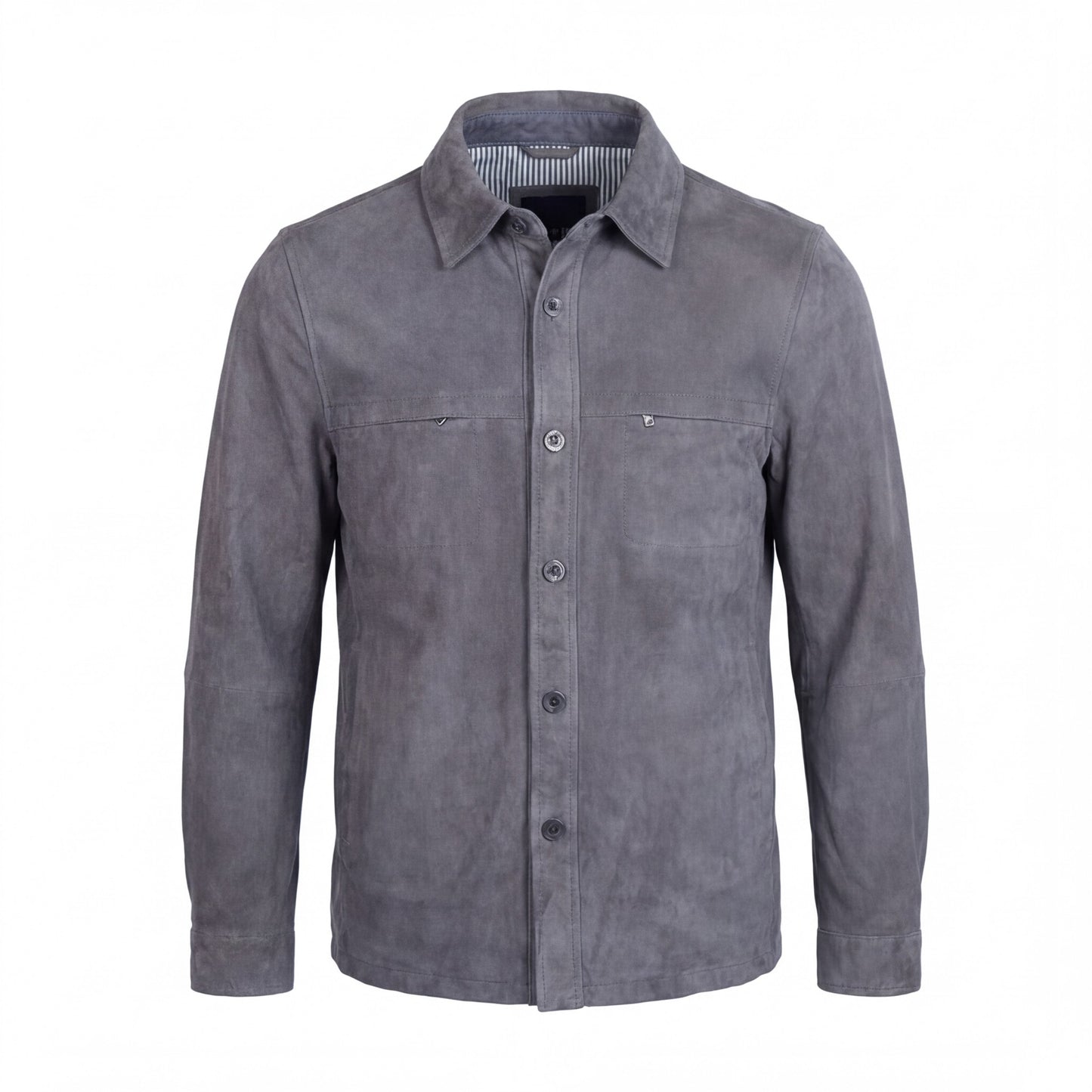 Missani Lamb Suede Shirt Jackets 342518 - Cellini Uomo 